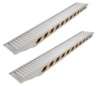 Produktbild von TRUTZHOLM 2x Profi Schwerlastrampen 255 cm 3.300 kg Alu 30,5 cm Breite Rampen Verladerampen