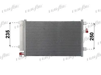 Produktbild von FRIGAIR 0804.2074 Kondensator Klimaanlage Klimakondensator für FIAT MULTIPLA (186)