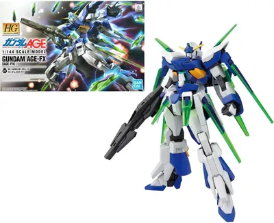 Produktbild von Bandai Modellbausatz – Gundam – HG 1/144 Gundam Age-Fx (Age-Fx) – Modellbausatz