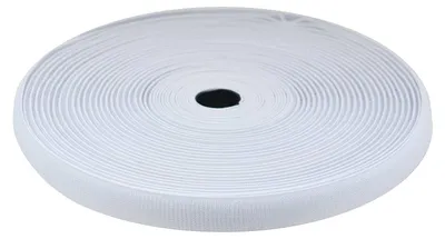 25m flexibles Klettverschluss, weiß 20mm