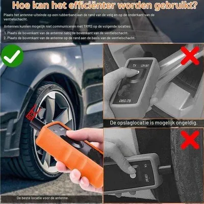 Produktbild von RDKS Reifendruckregelung + 4 x Reifenventilkappensatz Reifenventil-Aktivator für Reifendruckregelung für Reifendrucklehrer TPMS Einsteigerwerkzeug