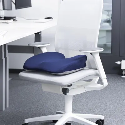 Produktbild von Orbisana Memory Foam orthopädisches Sitzkissen Stuhlkissen 45x35x10 cm