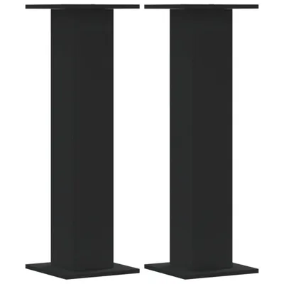 Produktbild von Pflanzenständer 2 Stk. Schwarz 30x30x95 cm Holzwerkstoff