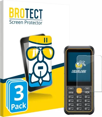Produktbild von 3x BROTECT Schutzglas für Ulefone Armor Mini 4 Schutzfolie Panzer Folie Glas Display Schutz klar