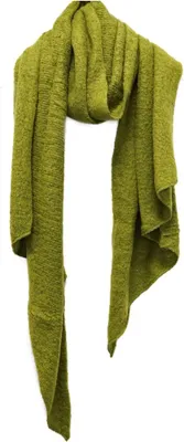 Zdjęcie produktu dla Elegancki modny szalik 220x70 cm, jednokolorowy - Stylowy i ocieplający zielony