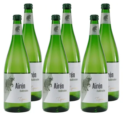 Produktbild von Airén Weißwein -halbtrocken- (6 x 1,0L)