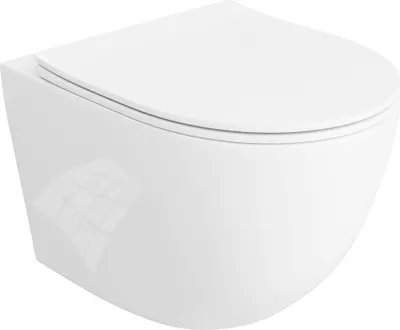 Produktbild von Lavita | Hängende WC - Wandtoilette Sinto 2.0 - Keramik - Platzsparend - Modernes Design - Hochwertige Toilette