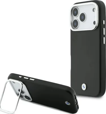Obrázok produktu pre Kovový logotyp BMW M, puzdro MagSafe pre iPhone 17 Pro, čierna farba (BMHMP17L25PFWKCSK)