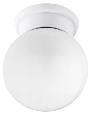 Image de Eglo 94973 Durelo Plafonnier en verre blanc