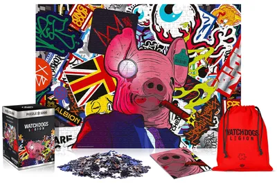Obrázek produktu pro Puzzle s 1000 dílky s motivem prasátka