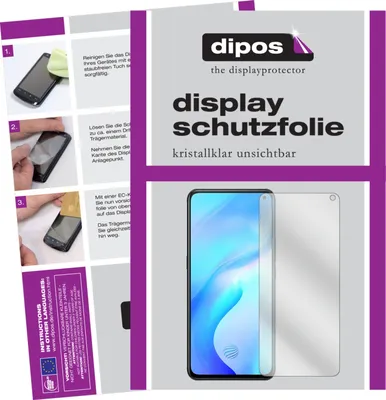 Produktbild von 6x Schutzfolie für Vivo X30 klar Displayschutzfolie Folie Display Schutz dipos