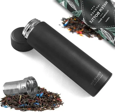 Obrázok produktu pre Izolovaná fľaša na vodu 450 ml z nerezovej ocele bez obsahu BPA
