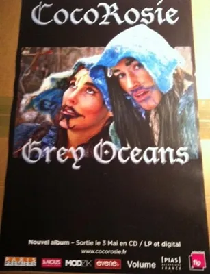 Image de CocoRosie - Grey Oceans - AFFICHE / POSTER - 40x60cm