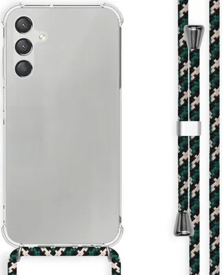 Image de imoshion Coque arrière transparente avec cordon pour Samsung Galaxy A15 (5G/4G) - Vert