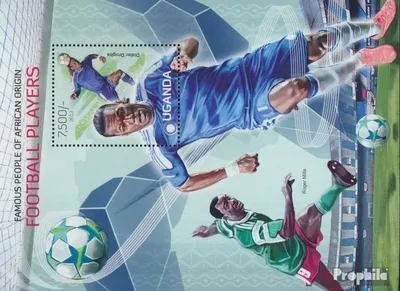 Produktbild von Briefmarken Uganda 2013 Mi Block431 (kompl.Ausg.) postfrisch Fußballspieler