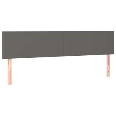 Immagine prodotto di Testiere 2 pz. Grigio 90x5x78/88 cm in Pelle finta