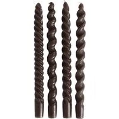 Productafbeelding van Cactusvormige kaarsen – Bruin – 4 stuks – 31 cm