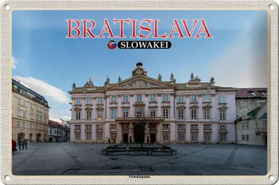 Produktbild von Blechschild Reise 30x20cm Bratislava Slowakei Primatialpalais