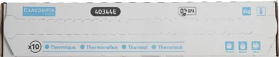 Image de Exacompta 60x Bobine tickets de carte bancaire 57x50mm 28m 1 pli Blanc 40344E