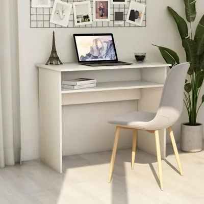 Zdjęcie produktu dla Eleganckie biurko z szufladą, 90 x 50 x 74 cm