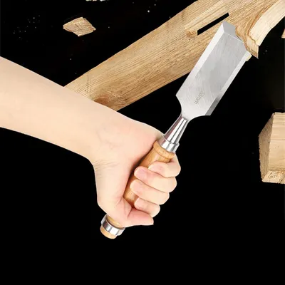 Produktbild von Flachholzmeißel 38 mm - Langlebiges Holzwerkzeug für Tischlerarbeiten
