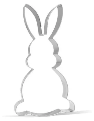 Zdjęcie produktu dla Wycinarka do ciastek Zajączek Wielkanocny ze stali nierdzewnej 12,7 cm na przyjęcia wielkanocne i