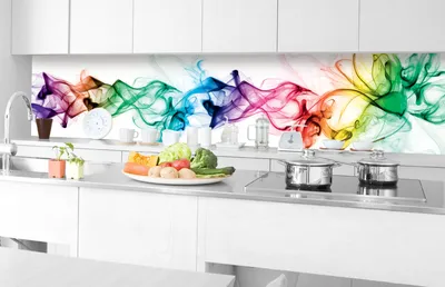 Produktbild von Küchenrückwand Folie selbstklebend RAUCH 350 x 60 cm - Klebefolie - Dekofolie - Spritzschutz für Küche -