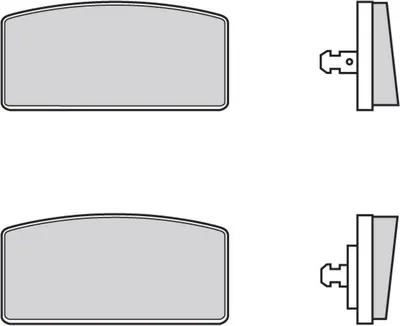 Produktbild von BREMBO 07GR5915 Bremsbeläge Satz Bremsklötze