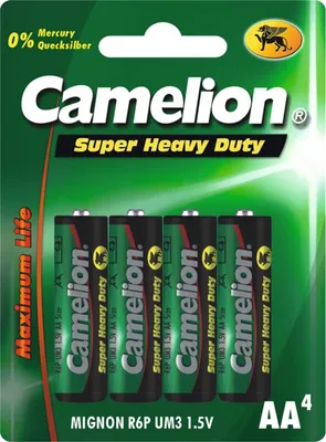 Productafbeelding van Camelion Super Heavy Duty, blisterverpakking met 4 stuks, type R6 / AA / Mignon, 1,5V, model BP4