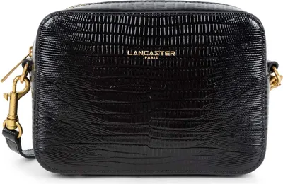 Produktbild von Lancaster Paris Exotic Lézard & Croco CN Umhängetasche Schwarz