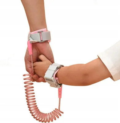 Produktbild von Sicherheits-Armband für Kinder, Anti-Verlust-Leine mit Schloss, 1,5-2m Spiralseil