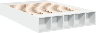 Obrázek produktu pro vidaXL Postel White 150x200 cm Dřevěný materiál