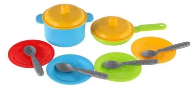 Obrázok produktu pre Set plast. riadu - 12ks Teddies