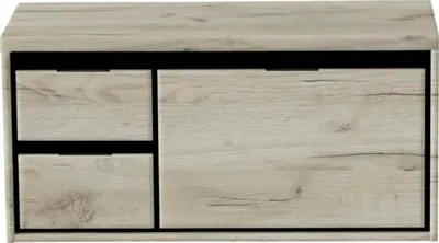 Obrázek produktu pro Koupelnová skříňka pod umyvadlo Sanox Loft craft oak 100,2 x 48,6 x 45 cm
