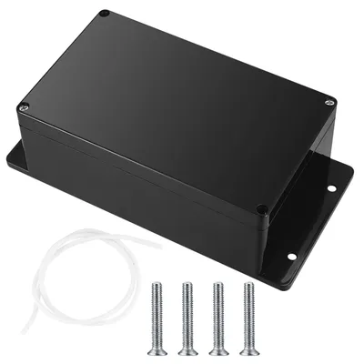 Productafbeelding van Aansluitdoos Waterdicht - Projectbox - Ip65 - 200 x 120 x 75 mm - Zwart
