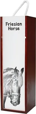 Imagen del producto de Art-Dog Caja de regalo para vino – Frisón – con caja de regalo