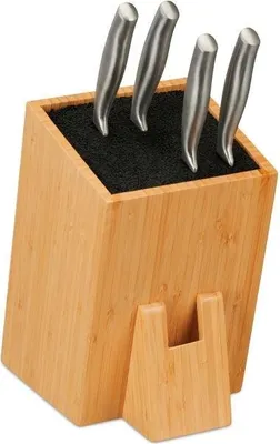 Image de Bloc à couteaux démonté en bambou