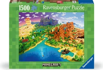 Obrázok produktu pre Ravensburger Puzzle World of Minecraft 1500 dielikov