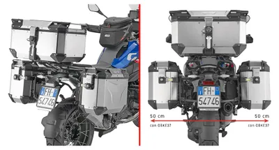 Produktbild von Givi Monokey® Cam-Side Seitenträger, 18mm Stahlrohr, für Trekker-Outback