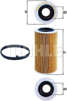 Produktbild von Ölfilter KNECHT OX 370D1