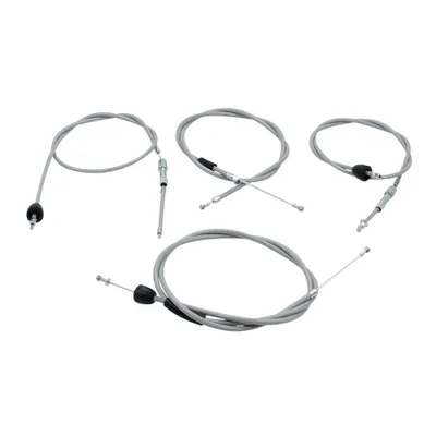 Zdjęcie produktu dla Zestaw linek Bowdena w kolorze szarym do Simson KR 51/2 Schwalbe (rok 1980-1986)
