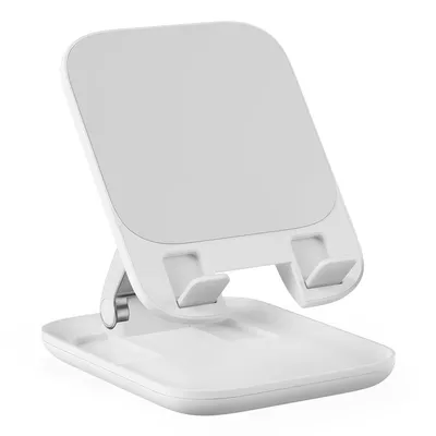 Produktbild von Faltbarer Ständer für Tablet und Telefon, Seashell Series, weiß
