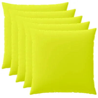 Zdjęcie produktu dla Pokrowce na poduszki vidaXL, 6 sztuk, kolor: jasny zielony, wymiary: 60 x 60 cm, materiał: poliester