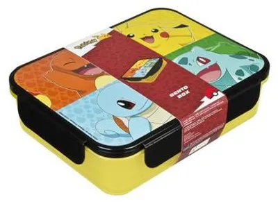 Obrázek produktu pro Obědová krabička s motivem Pokémonů a oddíly