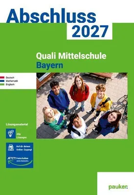 Produktbild von Quali 9 Mittelschule Bayern | pauker Lösungsband 2027