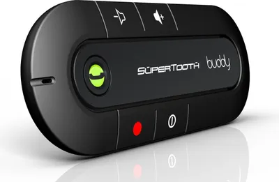 Obrázok produktu pre SuperTooth "Buddy" Car Bluetooth hands-free súprava do auta súprava hands-free pre mobilný telefón čierna pre slnečnú clonu