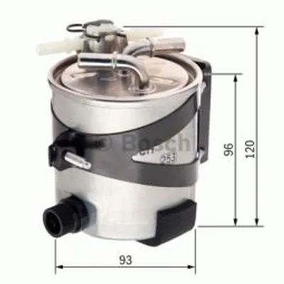 Produktbild von Bosch Kraftstofffilter  F 026 402 016
