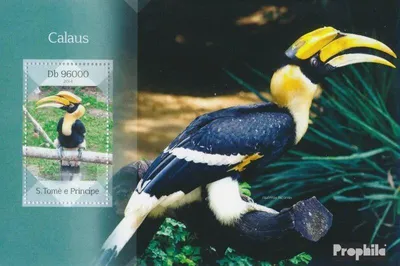 Produktbild von Briefmarken Sao Tome e Principe 2014 Mi Block 998 (kompl. Ausgabe) postfrisch Nashornvögel