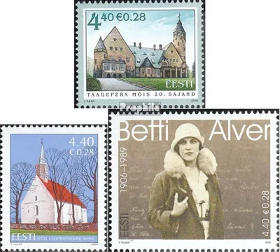 Produktbild von Briefmarken Estland 2006 Mi 564,566,567 (kompl.Ausg.) postfrisch Gutshof