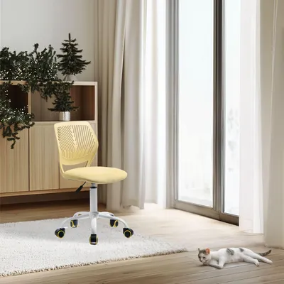 Zdjęcie produktu dla Krzesło biurowe, regulowane na wysokość, ergonomiczne, o wymiarach 40,5 x 44 x 87 cm, przeznaczone do pracy